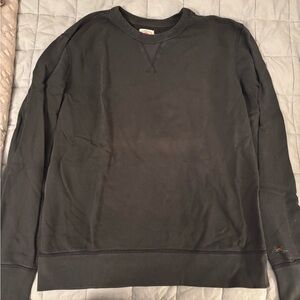 Faherty Men's Black Crewneck Sweater